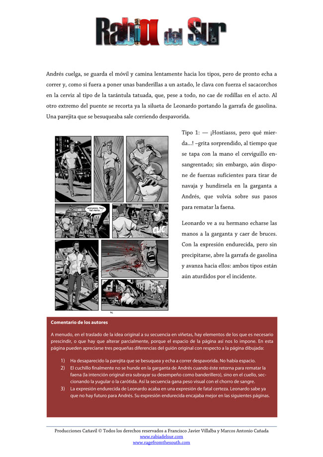Del-guion-al-dibujo-Rabia-del-Sur-novela-grafica-webcomic